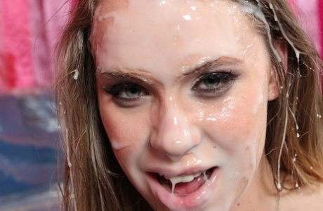 Female army recruiter Anna Stevens gets banged and facialized by a BBC