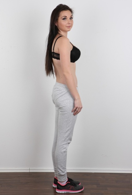 Pretty face Nikola photographed in stages of undress for porn directory