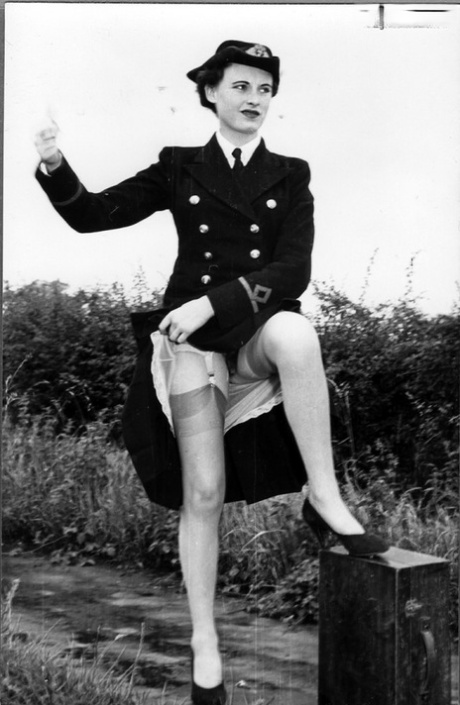 Gorgeous women for times gone by flaunting their hairy twats in vintage porno