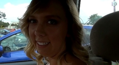 Beauty in glasses Chase is talking and playing with her nipples