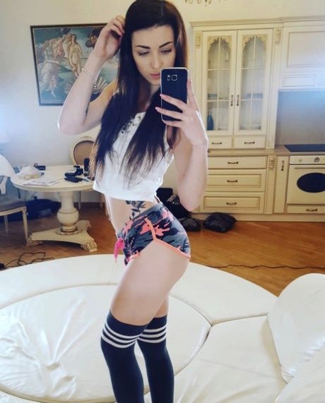 Skinny brunette teen Tera Link takes a fat boner in her tight cunt
