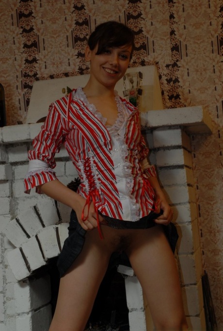 Skinny amateur with long legs Yalena blows a dick and rides it on a chair