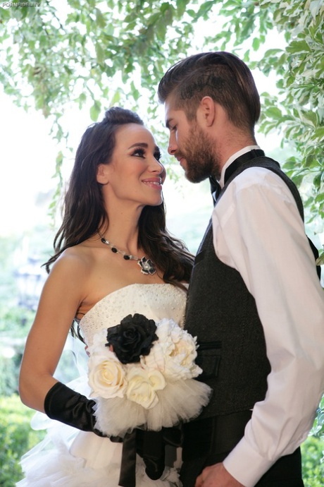 Bride with huge bosoms Sandee Westgate rides dick on first wedding night