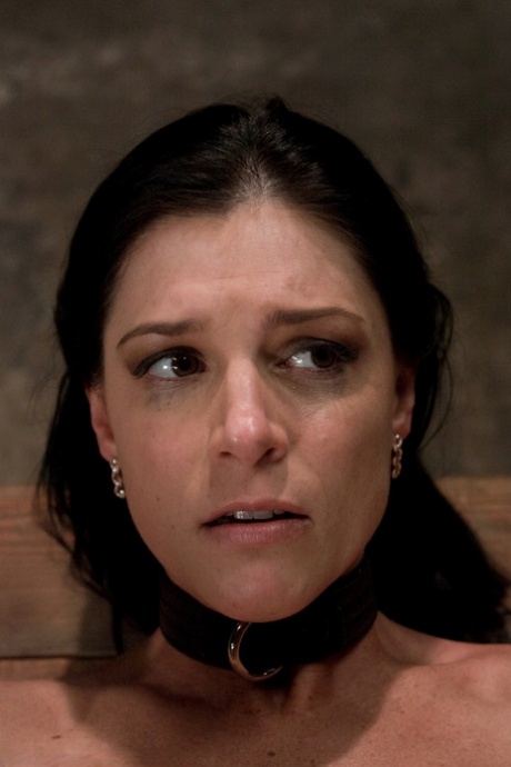 Dark haired chick India Summer gets a mouthful of sperm after sex in dungeon