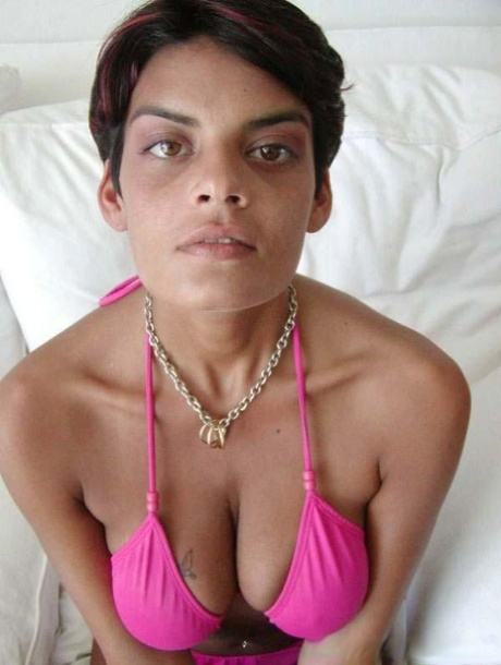 Busty Latina Thalia sucks a large dick and has rough protected sex