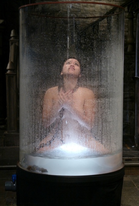 Water Bondage performed by ChynaWhite, DragonLily Nude Images