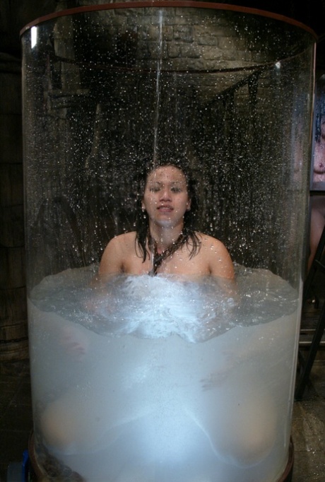 Water Bondage performed by ChynaWhite, DragonLily Nude Images
