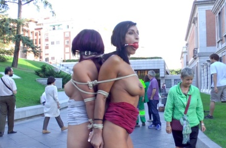 Public Disgrace performed by Coral Joice, Julia De Lucia XXX Photos