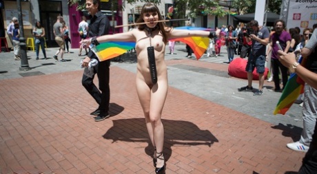 Public Disgrace featuring Luna Rival, Steve Holmes Hot Pictures