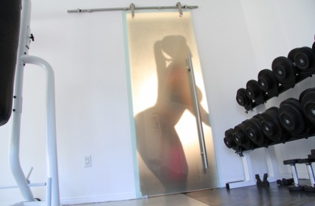 Fit curvaceous MILF Lisa Ann gets fucked doggystyle after her gym class
