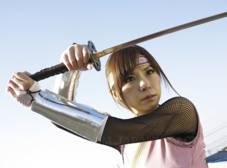 Japanese ninja Sumire Matsu gets caught, humiliated & fucked by her enemies