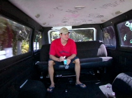 Kinky teen Mandi gets her twat rammed by a stranger in the back of a van
