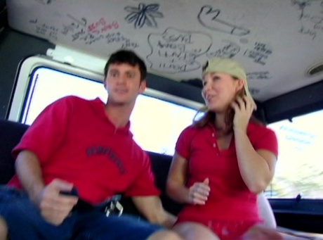 Kinky teen Mandi gets her twat rammed by a stranger in the back of a van