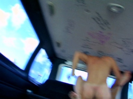 Kinky teen Mandi gets her twat rammed by a stranger in the back of a van