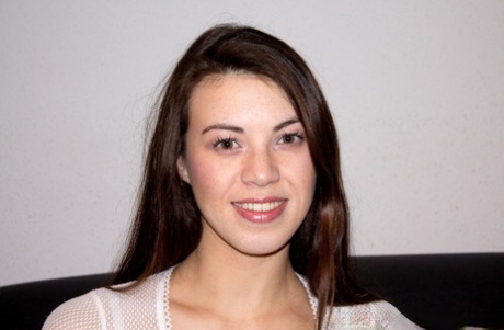 Astonishing teen poses with a huge cumload on her face after giving a BJ