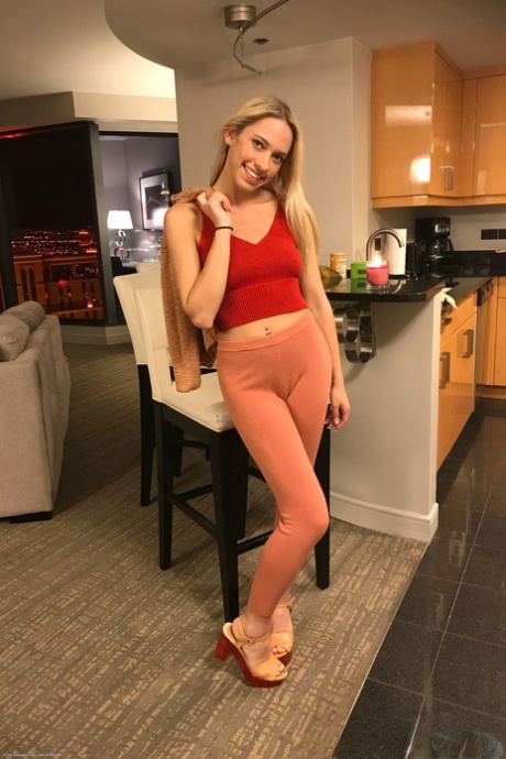 Charming amateur teen Khloe Kapri getting wild and naughty in her compilation