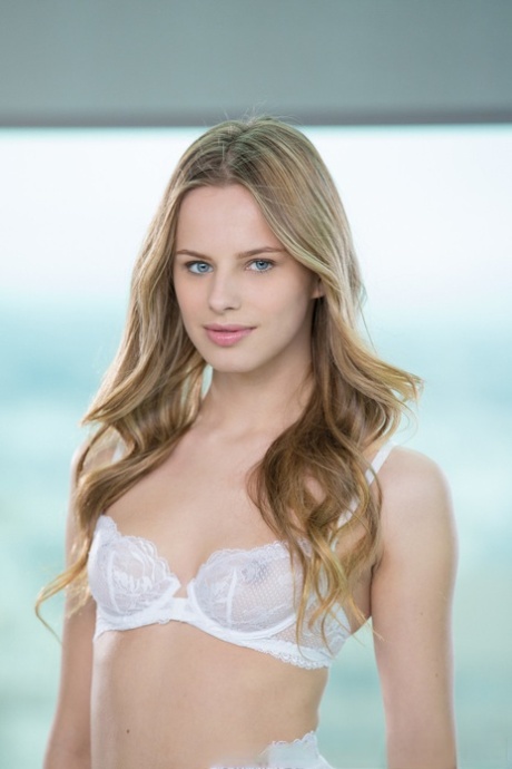 Lingerie-clad teen Jillian Janson takes Mick Blue's dick deep into her ass