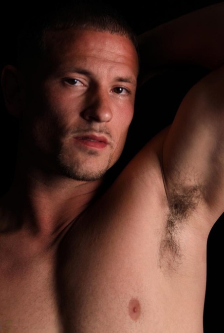 Handsome gay model Lex Day reveals his lean body, hard dick and sexy booty