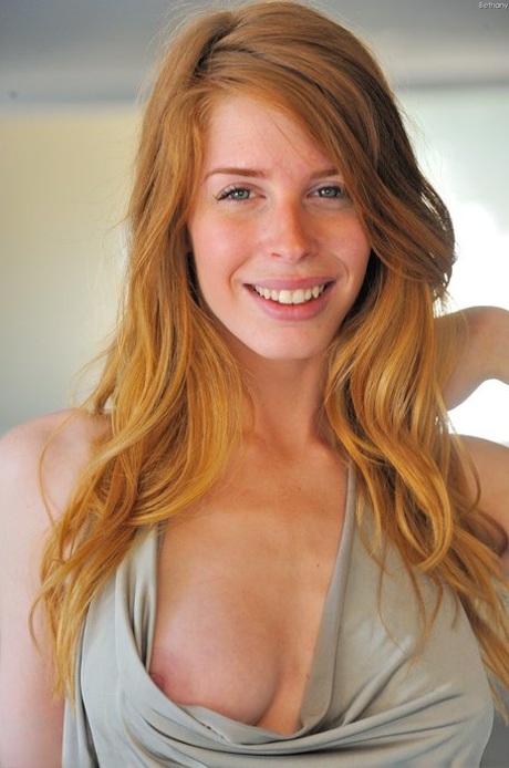 Hot girlfriend Bethany drops her dress and poses nude in public