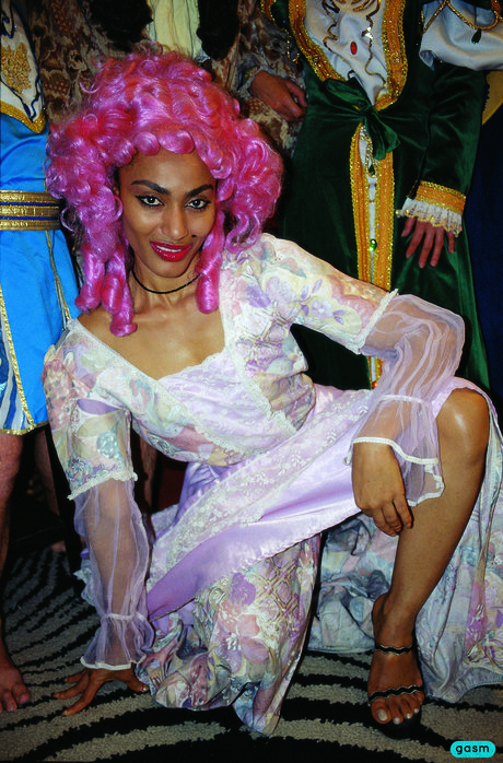 Naughty castle girls get their warm cunts stuffed wearing long elegant dresses