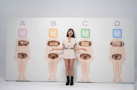Breathtaking Asian models get stripped and fucked during an adult game show
