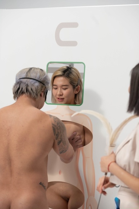Breathtaking Asian models get stripped and fucked during an adult game show