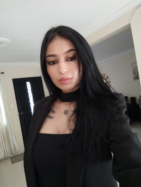 Latina babe Alexa Belluci flashes her juicy tits while teasing in sexy outfits