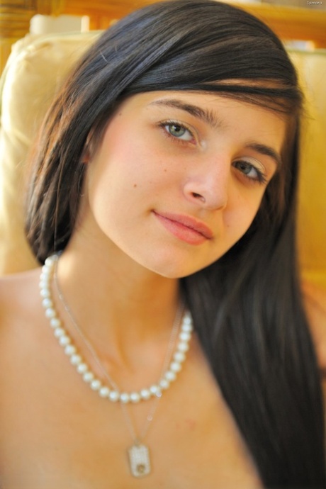 Pretty babe Tamara has a double penetration solo with her dildos