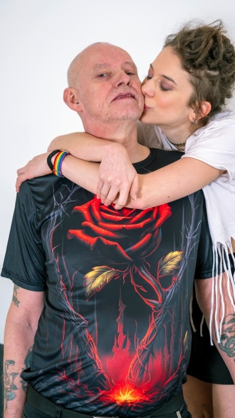Skinny teen Eva Fay gets her innocent pussy fucked by a perverted grandpa