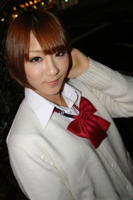 College Uniform featuring Aika Saeki Hot Photos