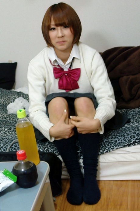 College Uniform featuring Aika Saeki Hot Photos