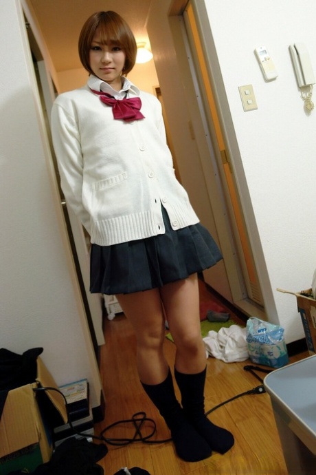 College Uniform featuring Aika Saeki Hot Photos