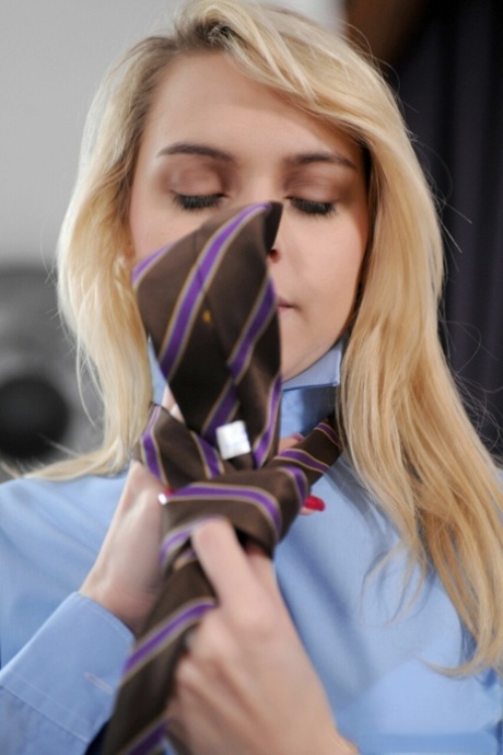 College Uniform featuring Chloe Toy Porn Pictures